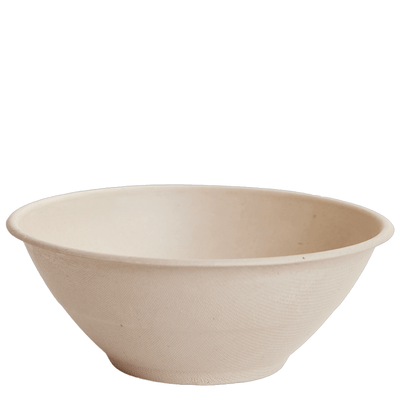 40oz/1180mL Natural Sugarcane Bowl - 400pcs/CTN - TEM IMPORTS™