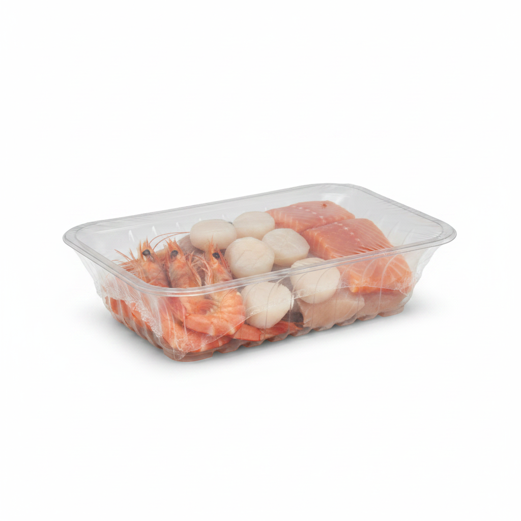 Overwrap Clear PET Deep Tray 210mm x 151mm - 400/CTN