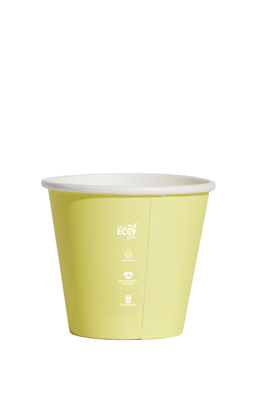 4oz (D/62mm) Truly Eco Pastel Single Wall Coffee Cup - TEM IMPORTS™