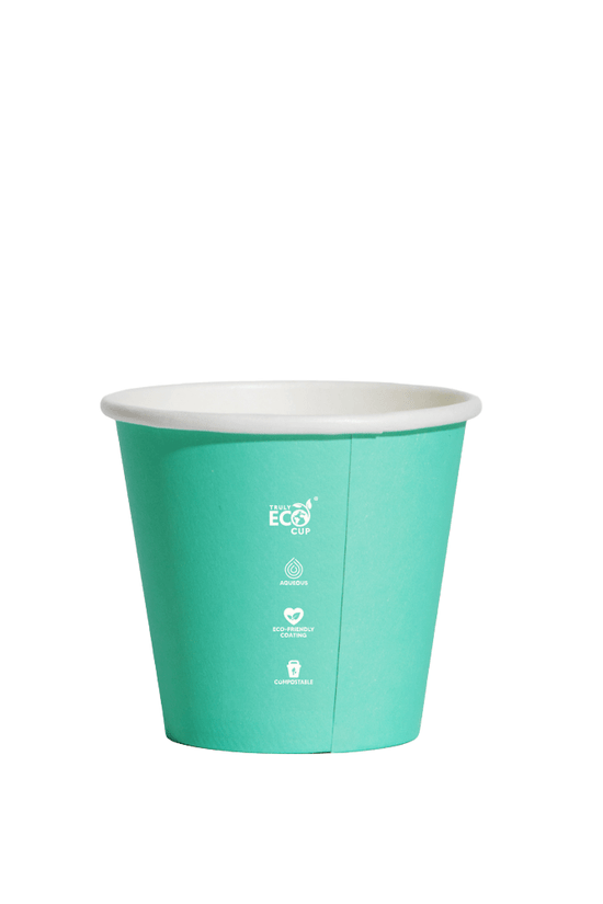 4oz (D/62mm) Truly Eco Pastel Single Wall Coffee Cup - TEM IMPORTS™