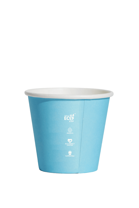 4oz (D/62mm) Truly Eco Pastel Single Wall Coffee Cup - TEM IMPORTS™