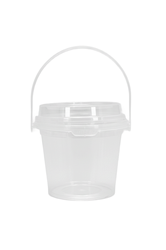16oz/500mL Clear Fruit/Milk Tea Tamper Proof Bucket Cups