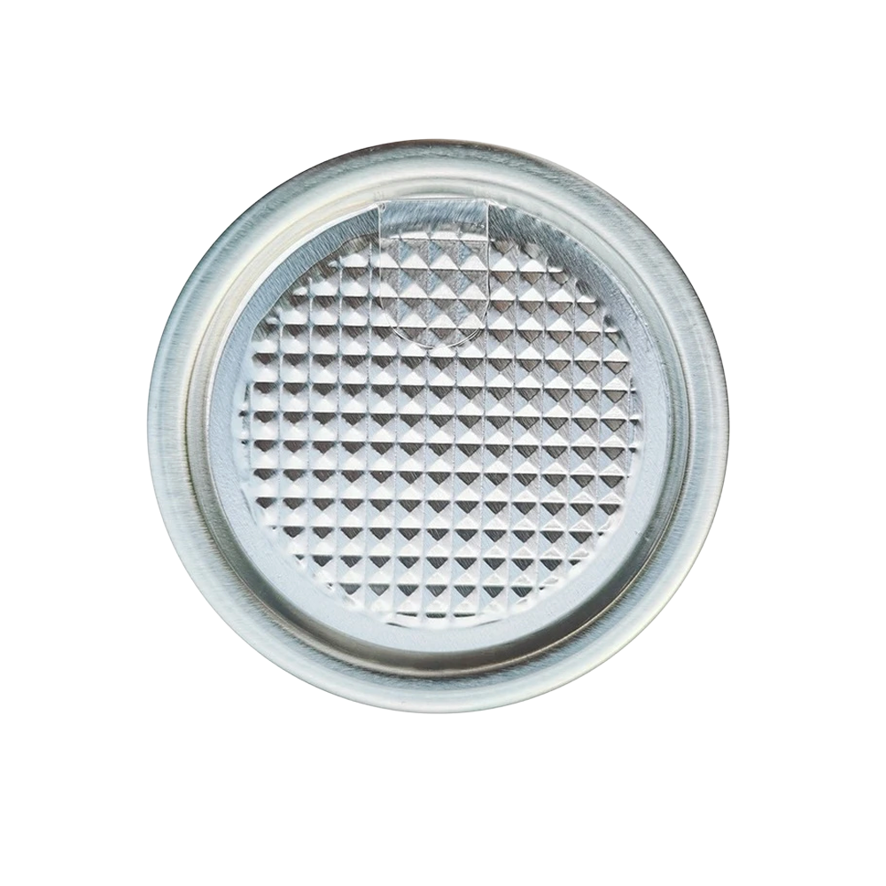 Aluminium Easy Tear Lid To Suit PET Can - 100/PKT