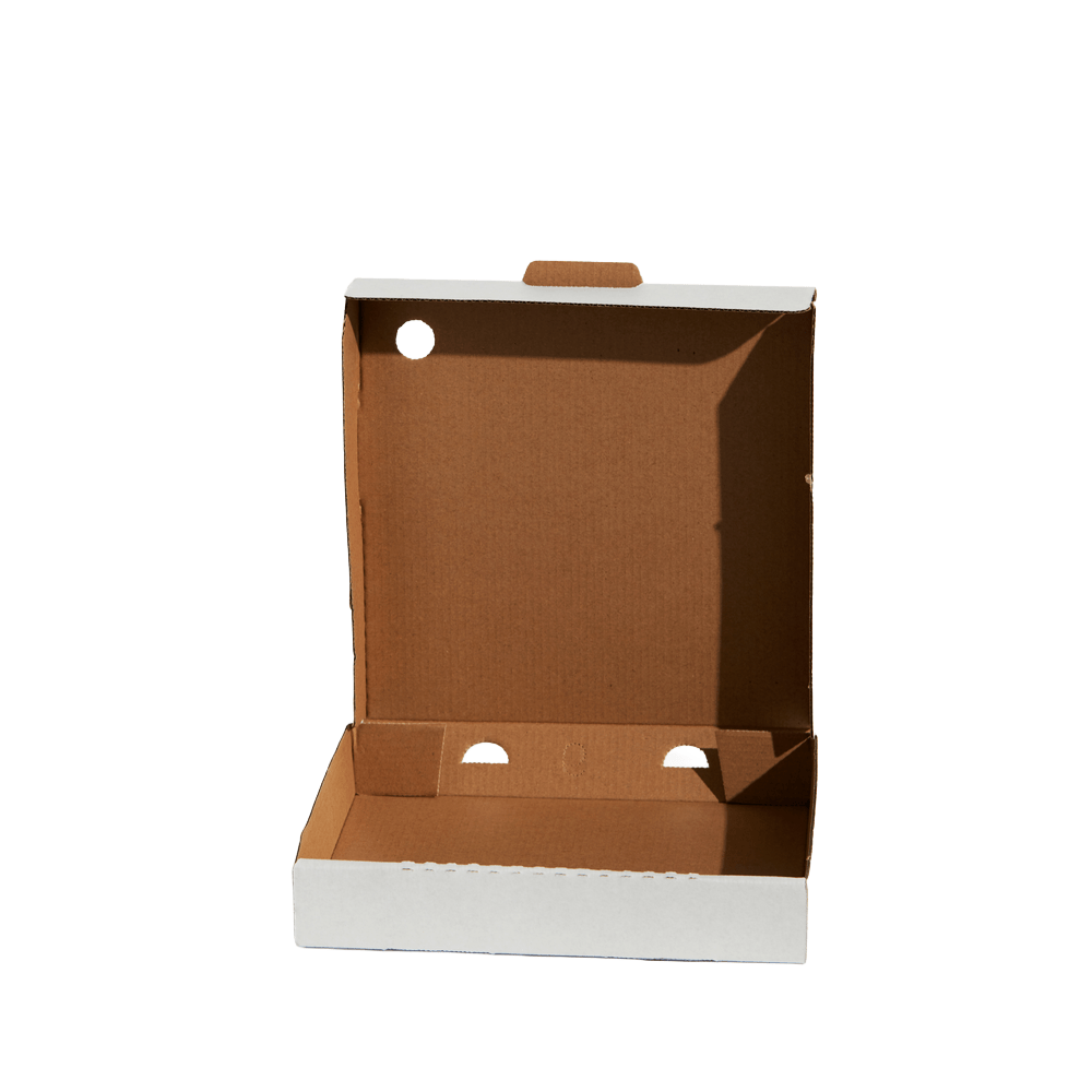 7" Inch Takeaway Pizza Box White - 100/CTN - TEM IMPORTS™