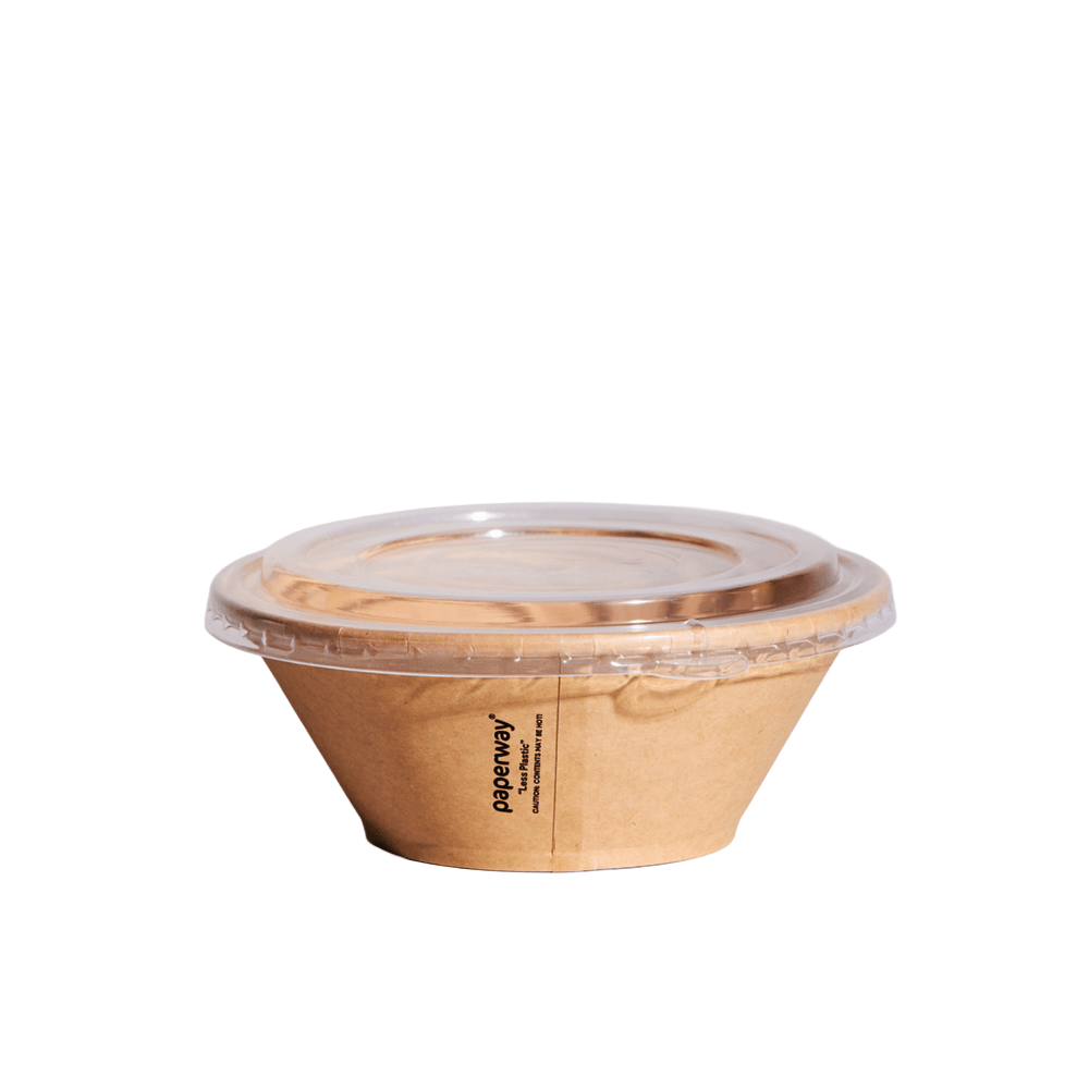 700mL Deluxa Kraft Paper Bowl - 300/CTN - TEM IMPORTS™