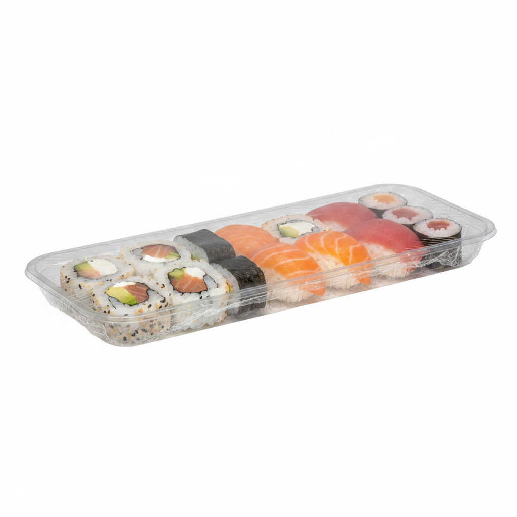 Overwrap Clear PET Tray 365mm x 145mm - 250/CTN