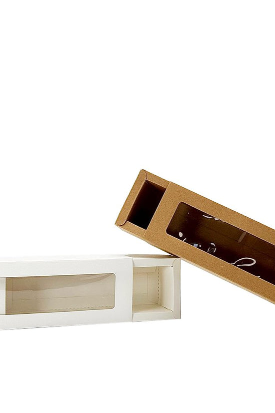 8 Macarons Kraft Paper Box With Window - TEM IMPORTS™