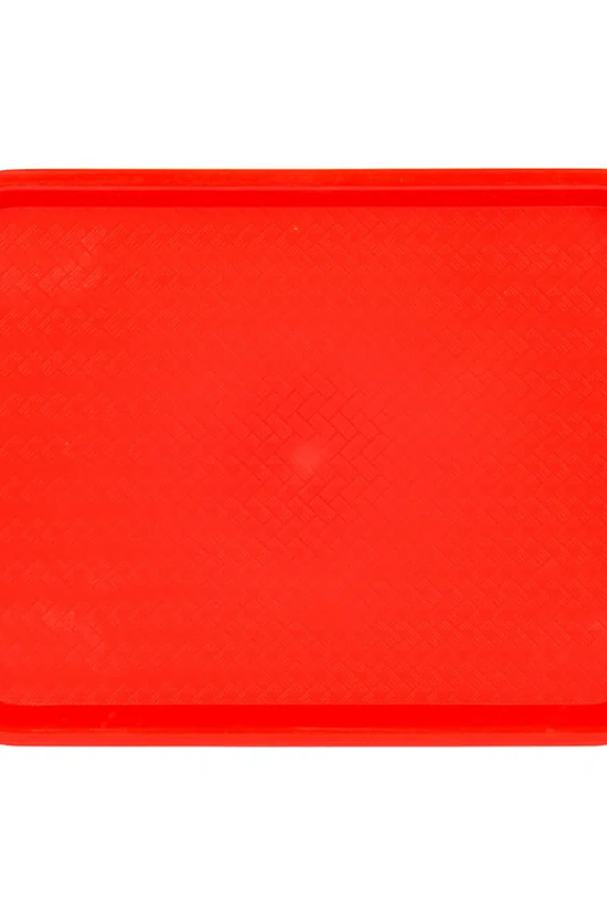 Khay nhựa đựng thức ăn nhanh màu đen - 400x300mm