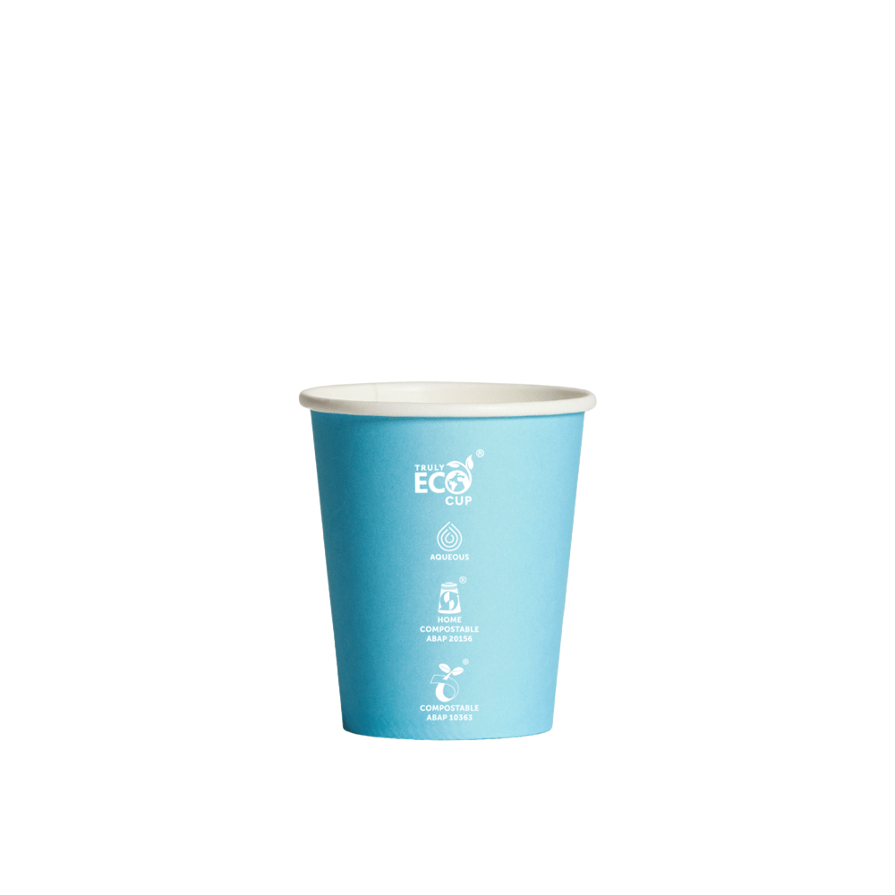 8oz (D/80mm) Truly Eco Pastel Single Wall Coffee Cup - TEM IMPORTS™