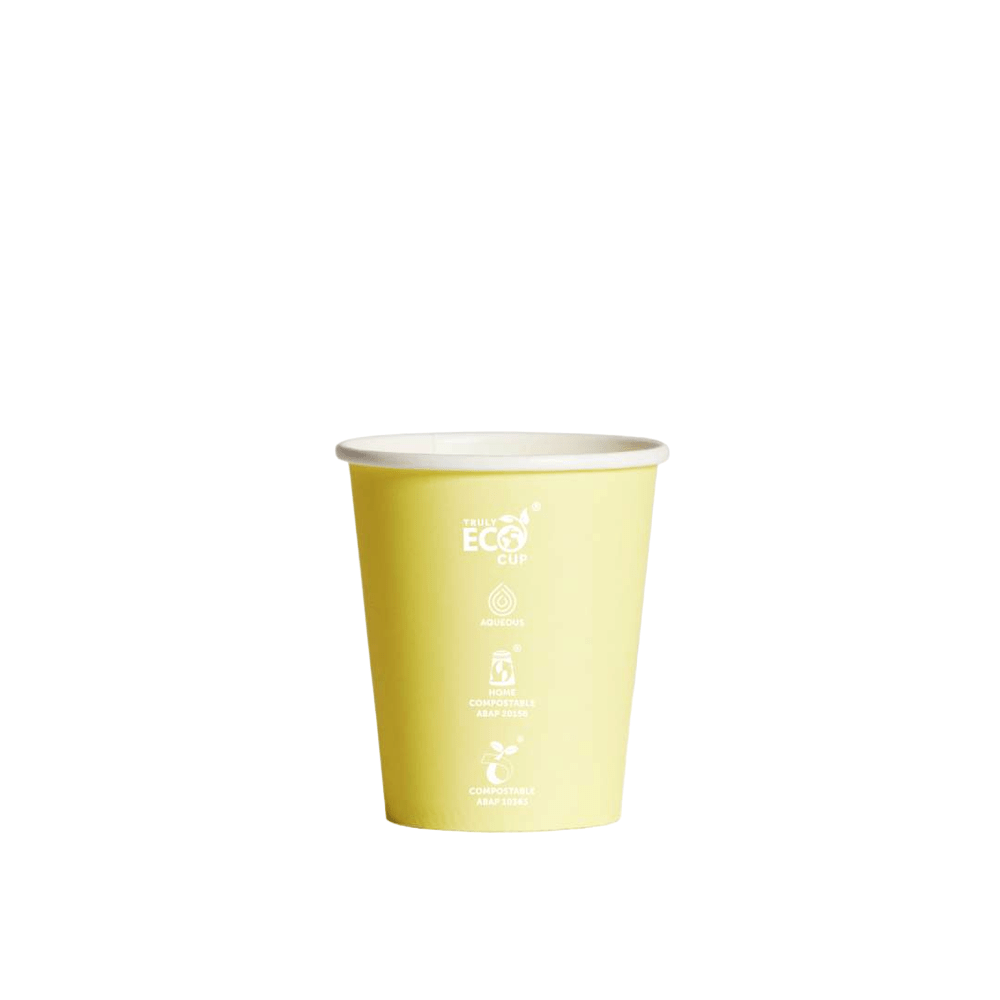 8oz (D/80mm) Truly Eco Pastel Single Wall Coffee Cup - TEM IMPORTS™