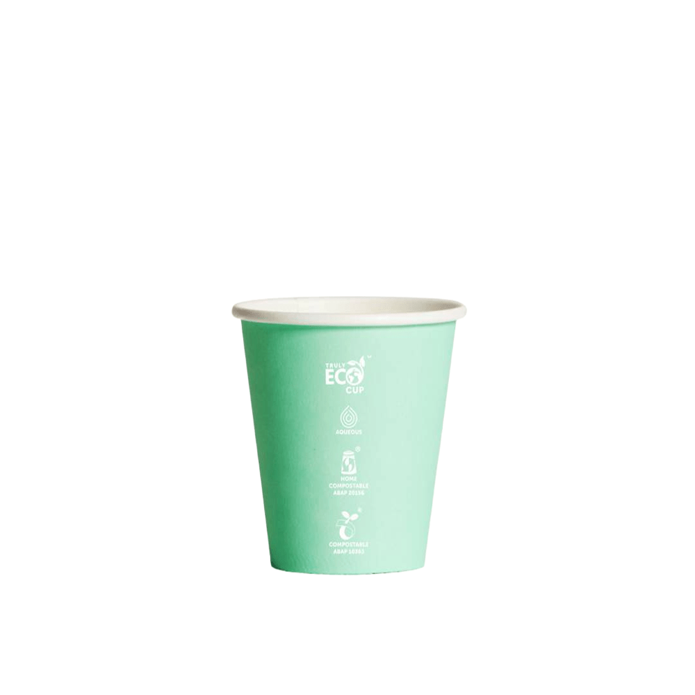 8oz (D/80mm) Truly Eco Pastel Single Wall Coffee Cup - TEM IMPORTS™