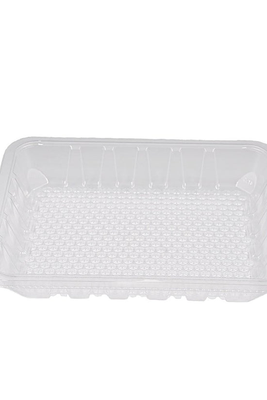 8x7" Clear LiquiLock RPET Produce / Meat Tray - 540/CTN