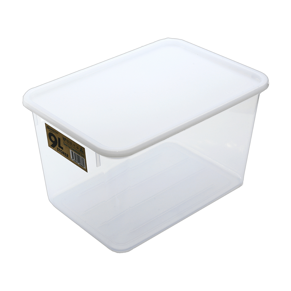 9L Rectangle Plastic Food Storage Box With Lid - TEM IMPORTS™