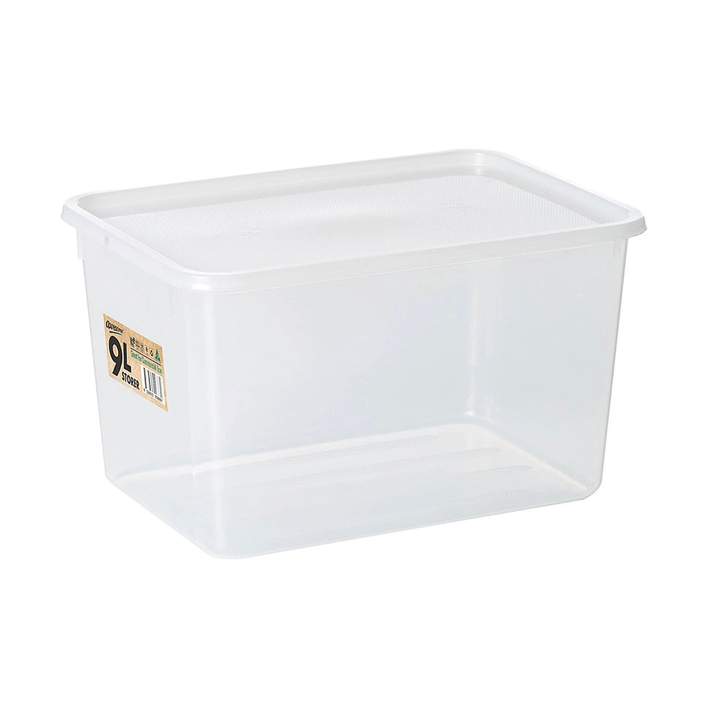 9L Rectangle Plastic Food Storage Box With Lid - TEM IMPORTS™