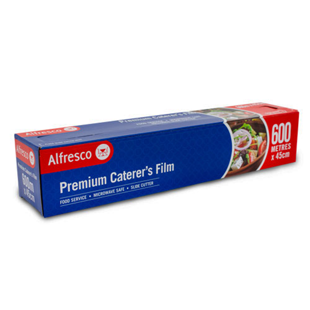 45cm x 600m Alfresco Food Cling Wrap Plastic Film