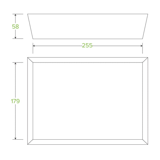 BioBoard Kraft Tray #5 - 100pcs/Ctn