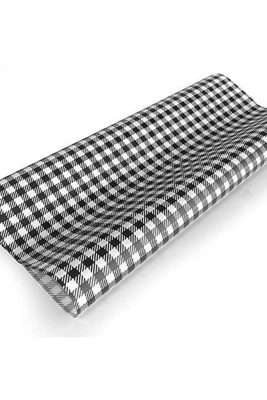 GP 格子蓝色食品包装纸 400x330mm - 200/PK