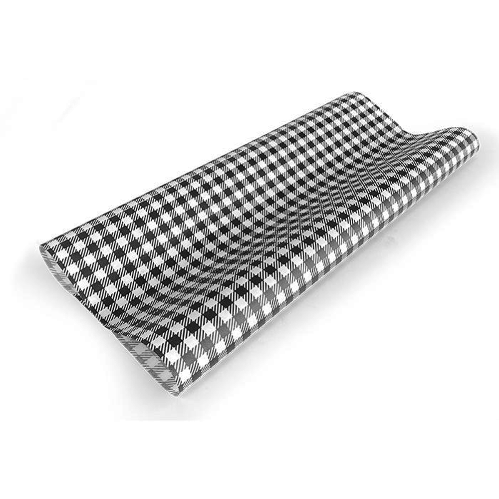 GP Gingham Food Wrapping Paper 400x330mm - 200/PK