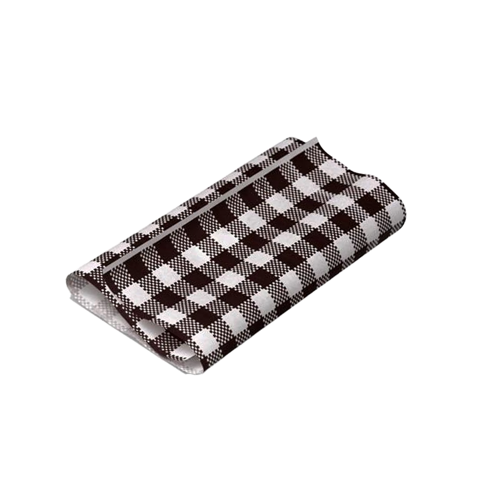 GP 格子蓝色食品包装纸 300x190mm - 200/PK