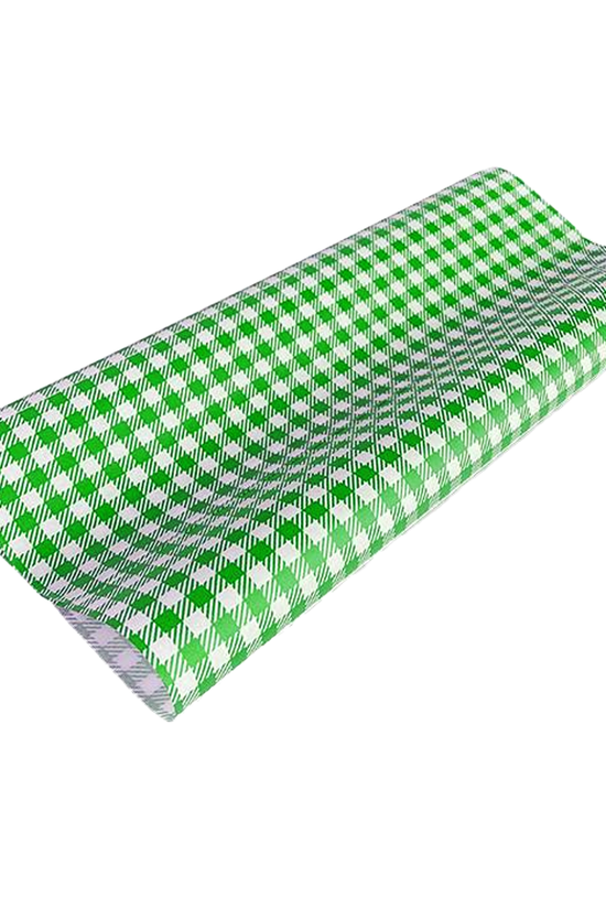 GP 格子蓝色食品包装纸 400x330mm - 200/PK