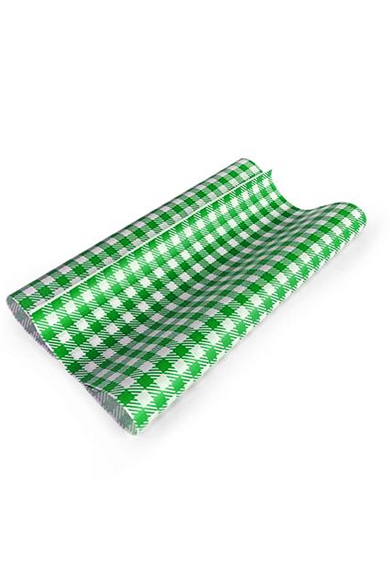 Giấy gói thực phẩm GP Gingham Blue 300x190mm - 200/gói