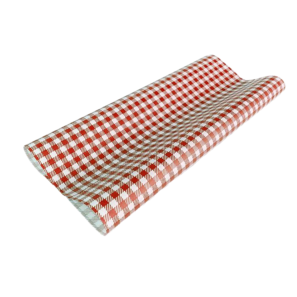GP Gingham Food Wrapping Paper 400x330mm - 200/PK
