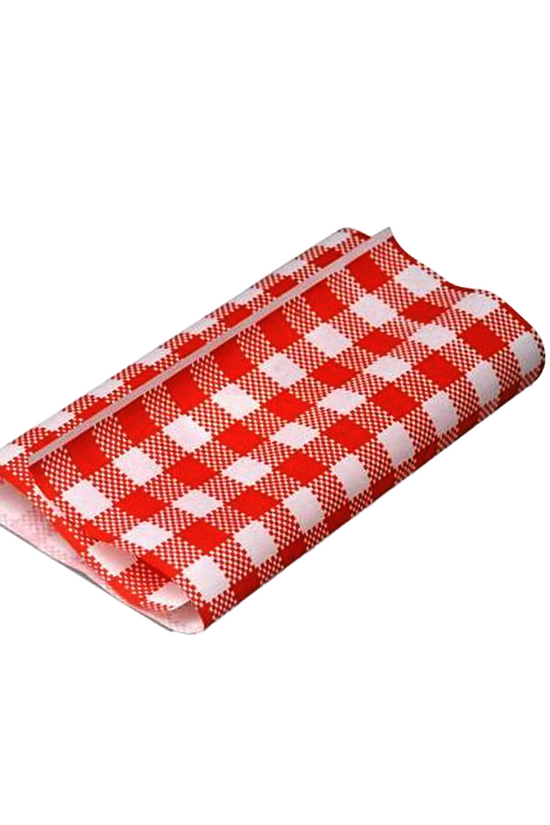 Giấy gói thực phẩm GP Gingham Blue 300x190mm - 200/gói