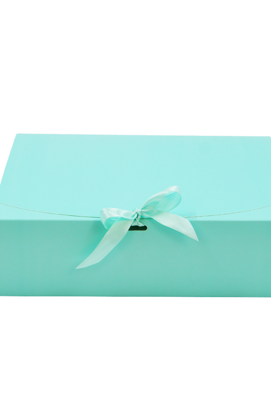 Large Sleek Paper Box With Ribbon