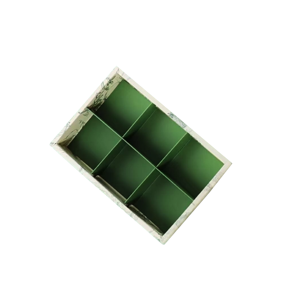 6 隔层纸盒 - 粉色和金色