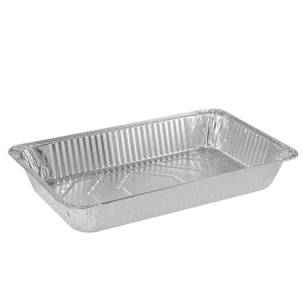 9600mL Large Deep Rectangular Foil Roaster Tray - 50/CTN