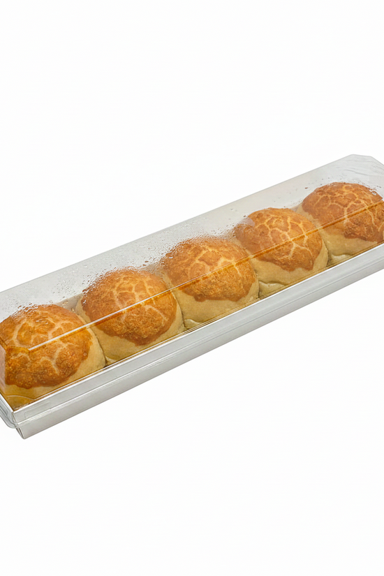 29x6.5cm Long Rectangular White Paper Tray With Clear Lid