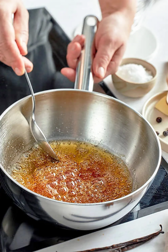 Chảo thép không gỉ KH Classik Chef hình nón - 1L