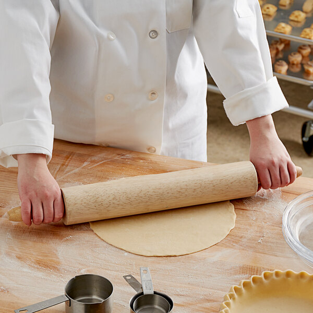 Wood Barrel Rolling Pin - 380mm