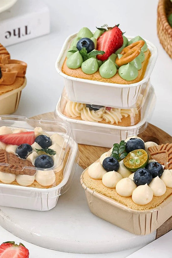 Baking Pan Muffin Square Paper Liner Cases - Natural - TEM IMPORTS™