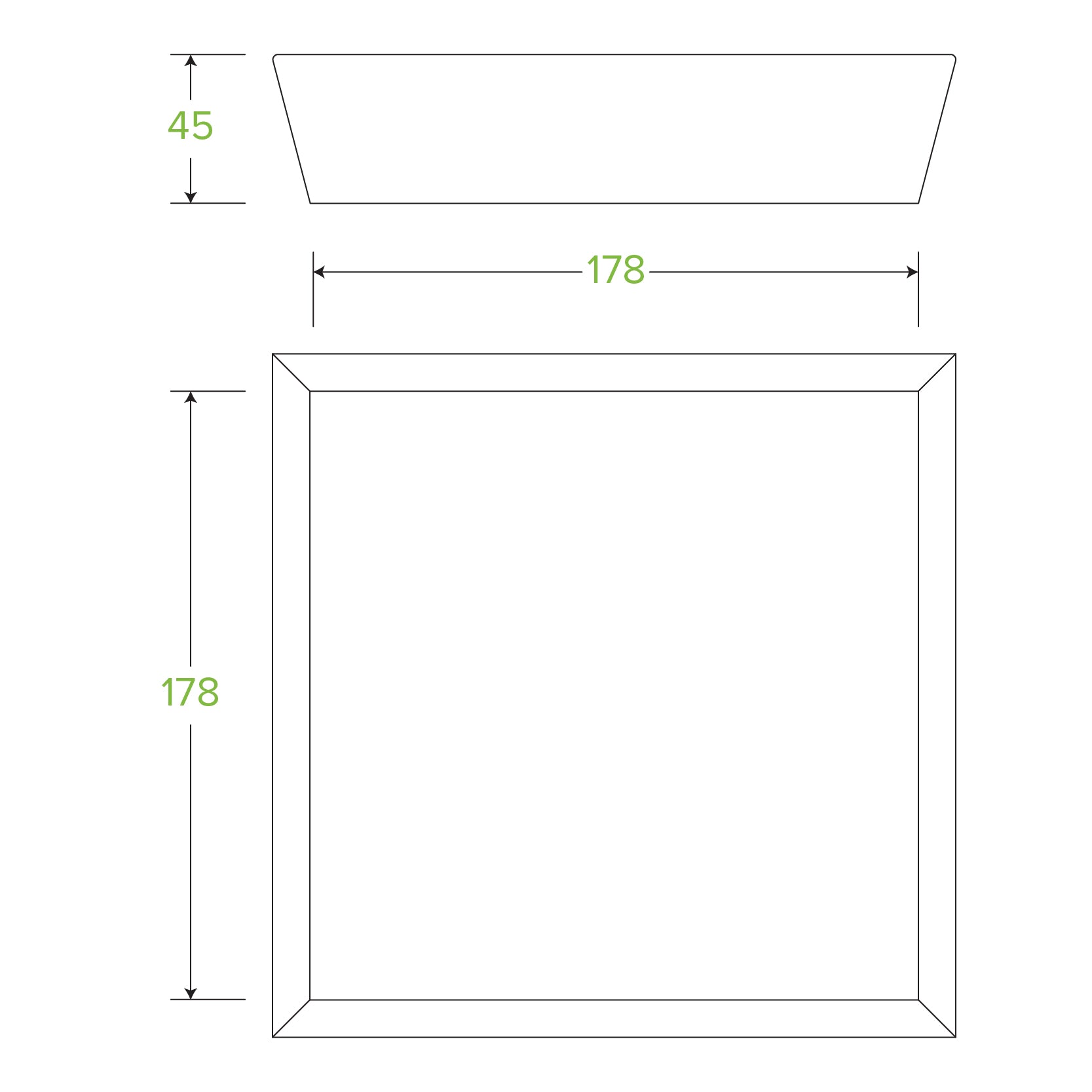 BioBoard White Tray #2 - 240pcs/Ctn - TEM IMPORTS™