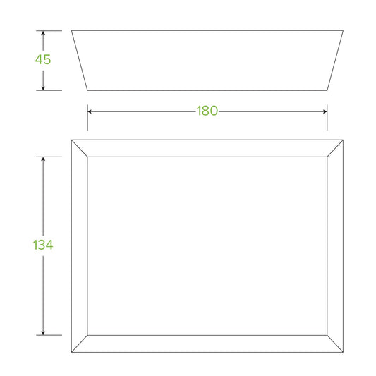BioBoard White Tray #3 - 250pcs/Ctn - TEM IMPORTS™