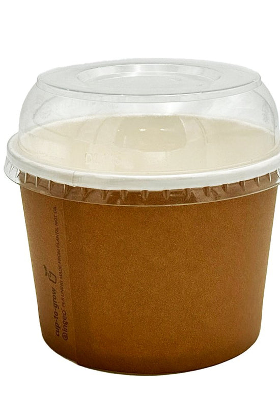 PET Dome Lid For 12/16/24oz Soup Bowl No Hole - 500/CTN
