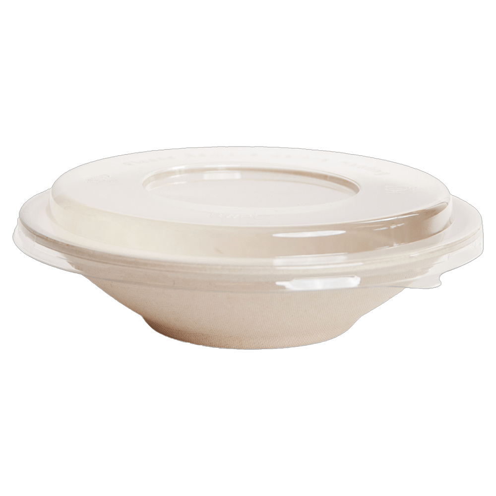 Clear PET To Suit Sugarcane Bioway™ Bowl - 400pcs/CTN - TEM IMPORTS™