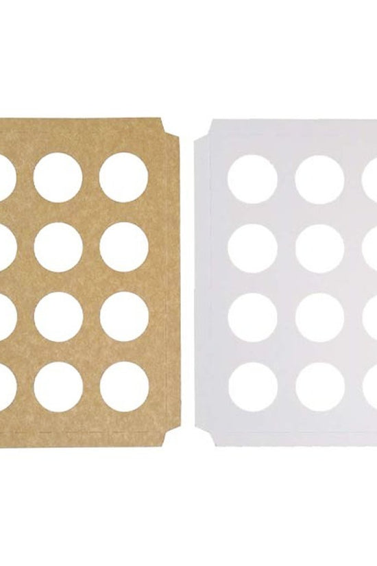 Cupcake Insert To Fit Medium/Large Tray - 12 Holes 50pc/PK - TEM IMPORTS™