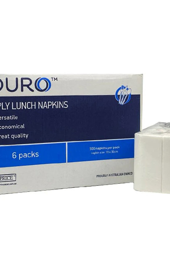 Duro Lunch Napkin 1 Ply 300mm x 300mm - 3000/CTN - TEM IMPORTS™