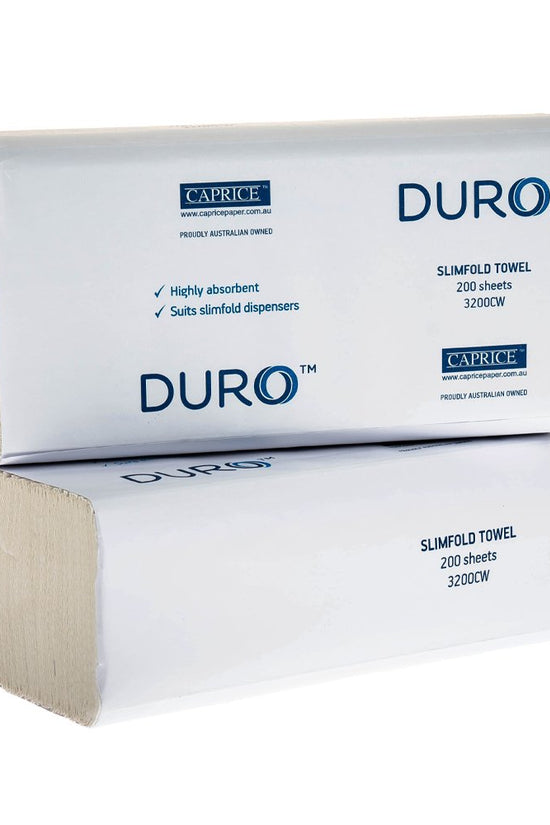 Duro Slimfold Interleaved Towel 23cm x 23cm - 3200/CTN - TEM IMPORTS™