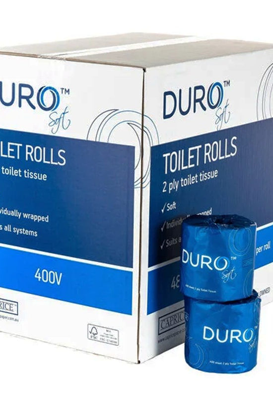 Duro Toilet Paper Roll 400 Sheet Individually Wrapped - 48/CTN