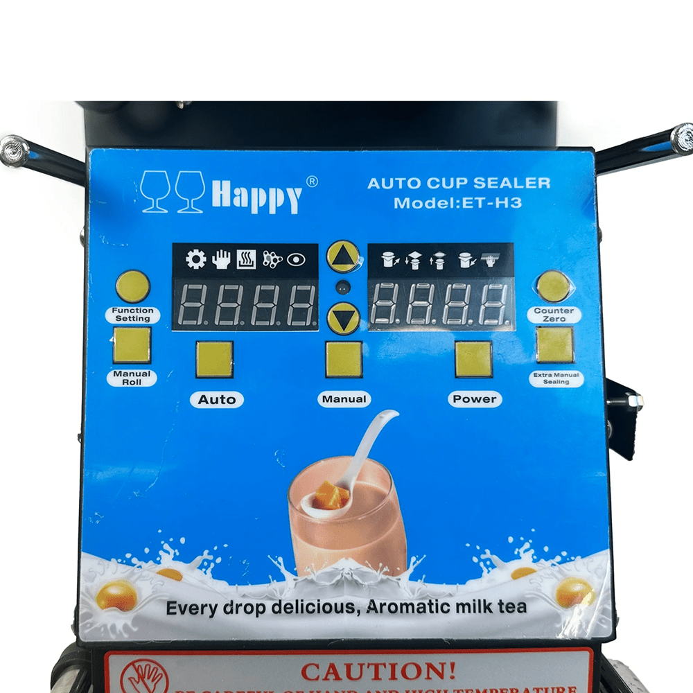 Fully Automatic Cup Sealing Machine With LCD Display Panel - TEM IMPORTS™