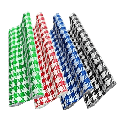 GP Gingham Food Wrapping Paper 400x330mm - 200/PK - TEM IMPORTS™
