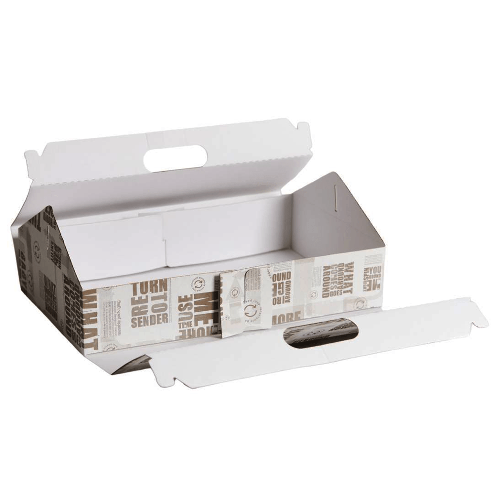 Large Premium Enviro Newspaper Print Carry Tray Box - TEM IMPORTS™