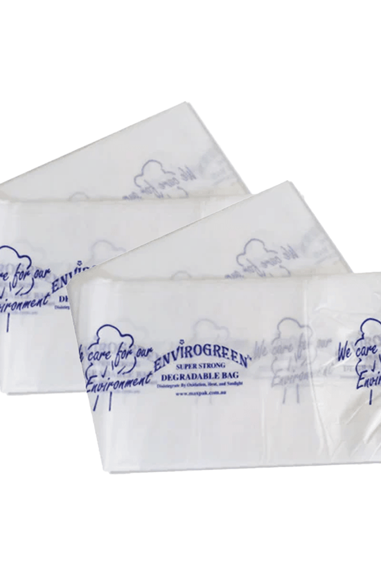 MaxValu Degradable 27L All Purpose Bin Liners Clear - 500/CTN - TEM IMPORTS™