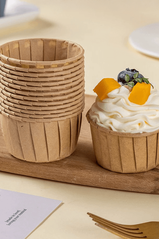 Natural Kraft Baking Paper Cup - TEM IMPORTS™