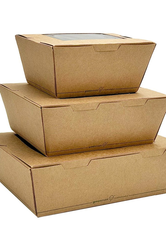 PLA Coated Medium Lunch Box With PLA Window - TEM IMPORTS™