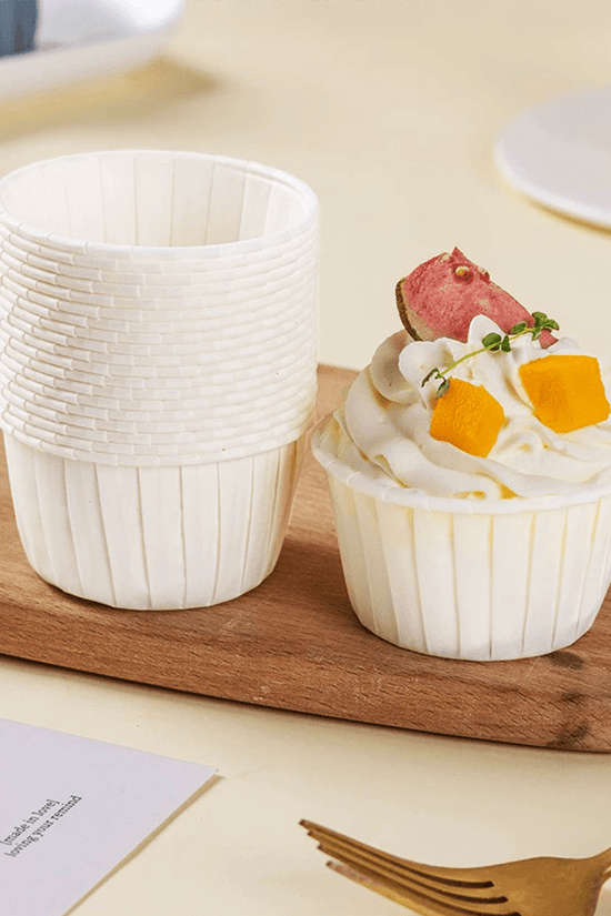 Plain White Baking Paper Cup - TEM IMPORTS™