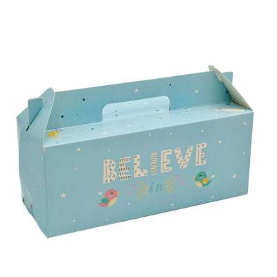 Printed Paper Cake Box Handle With Tray - Dream Big Theme - TEM IMPORTS™